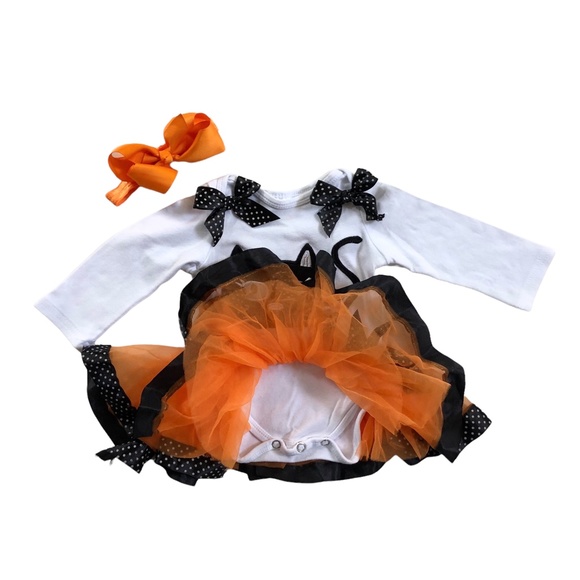 Halloween Tutu Onesie 0-3 months - Picture 2 of 4